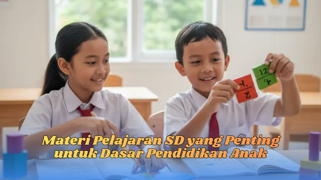 materi pelajaran SD